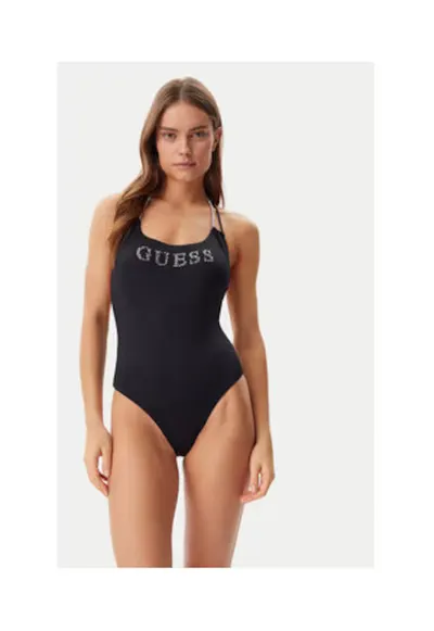 Costum de baie intreg cu bareta halter