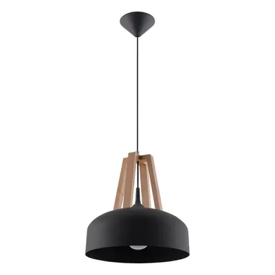 Lustră Sollux Olla, negru-bej