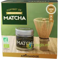 Set pentru Ceai Ceremonial Matcha Ecologic/Bio 30g