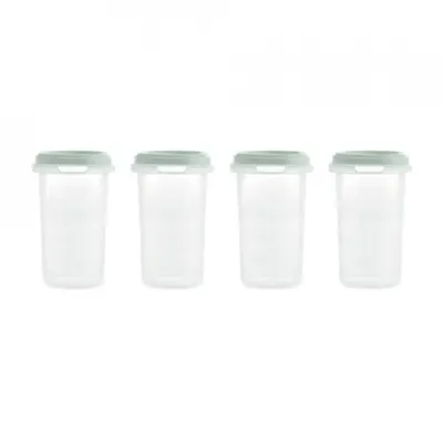 Set 4 recipiente gradate Miniland Mint 330 ml