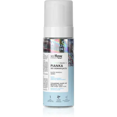 so!flow Cleansing Make-Up Removal Foam spuma delicata pentru fata 170 ml