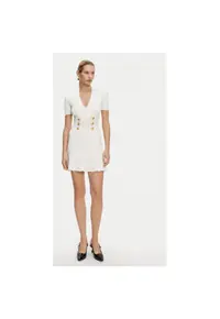 Rochie Dama - 305313812 - Viscoza - Poliester - 46945 - Alb