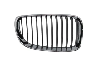 Grila radiator Dreapta potrivit BMW 1 (E81), 1 (E82), 1 (E87), 1 (E88) 1.6-3.0 2004-2013 pana in 2013 - (crom/negru, THATCHAM)