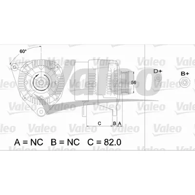 Generator/alternator VALEO 437493
