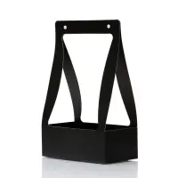 Cutii cu mâner tip fereastră - negru (set 10 buc)