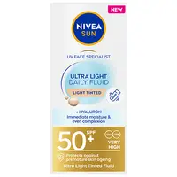 Fluid nuantat pentru fata ultra lejer cu SPF50+, 40ml, Nivea