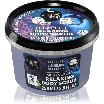Organic Shop Sleeping Exfoliate Your Worries exfoliant pentru corp pentru relaxare 250 ml