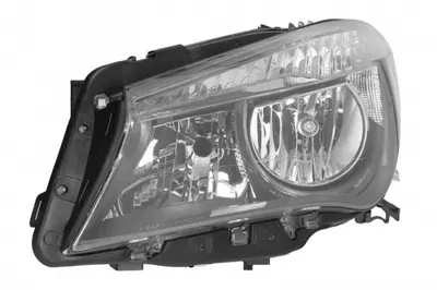 Far Stanga (H15 H7 PY21W, electric, cu motor, culoare insert: negru) potrivit MERCEDES CLA (C117), CLA SHOOTING BRAKE (X117)