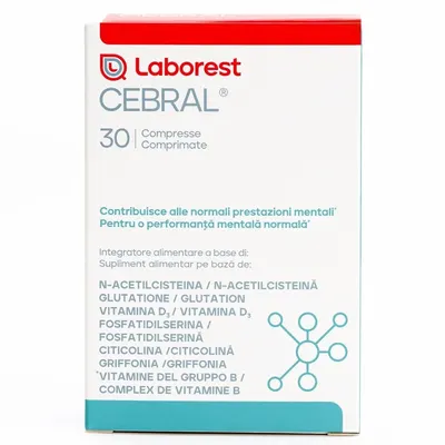 Cebral, 30 comprimate, Laborest Italia