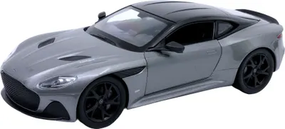 Mașină metalică Welly - Aston Martin DBS, argintiu, 1:24