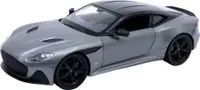 Mașină metalică Welly - Aston Martin DBS, argintiu, 1:24