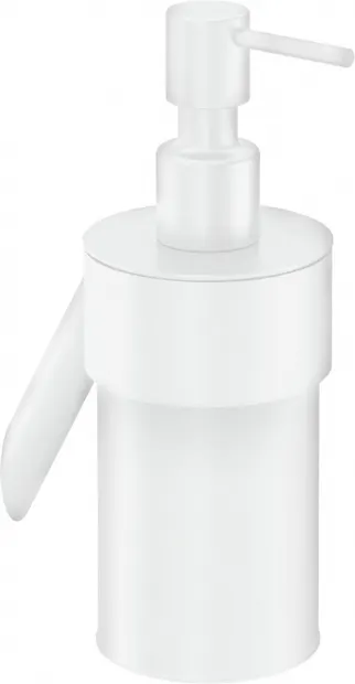 Dozator de sapun, 250 ml, alb, montare pe perete, Deante Silia