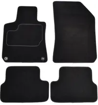 Covor podea MAMMOOTH Velours, set, culoare neagra, potrivit PEUGEOT 308 II 09.13-06.21, Saloon