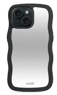 Husa Holdit - Wavy, iPhone 13/14/15/16e, Black/Mirror