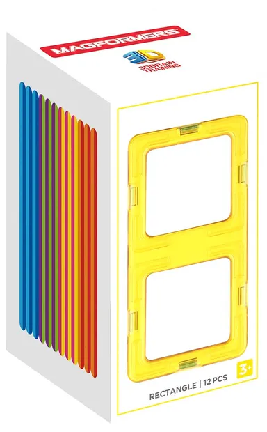 Set rezerve magnetice - Rectangle , 12 piese