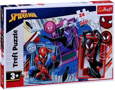 Puzzle Trefl din 24 maxi piese - Simțurile lui Spiderman