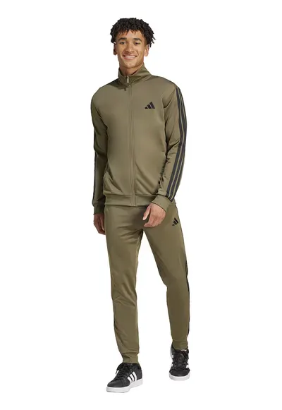 Trening cu logo brodat - Negru/Kaki
