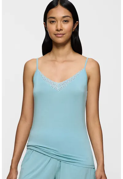 Top de pijama Aura Spotlight - Albastru deschis
