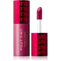 Revolution Pout Tint lip gloss cu efect de hidratare culoare Mad about Mauve 3 ml