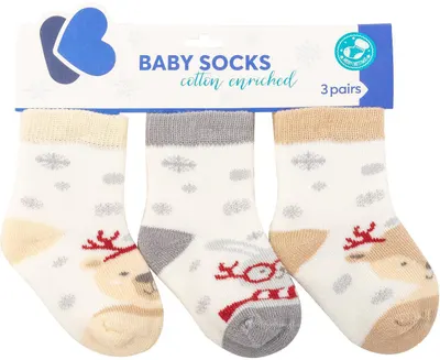 Sosete termice motive de Craciun Kikka Boo - Polar Christmas, 2-3 ani