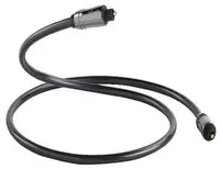 Cablu QED - Graphite optic de performanță, 2x Toslink, 1,5 m, negru