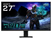 Monitor de gaming Gigabyte - GS27Q X, 27'', 240 Hz, 1ms, negru