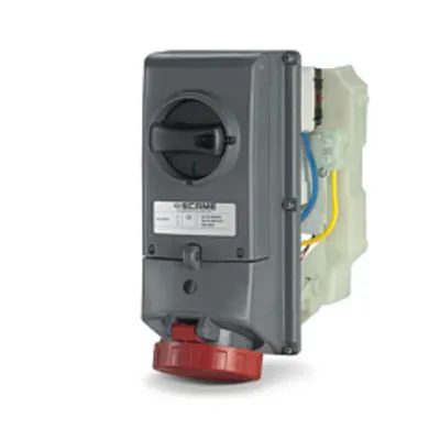Priza interblocabilan32A 3P+N+E 5h 600-690V 50Hz 60Hz 130X260MM terminal cu surub Cu interblocaj mecanic