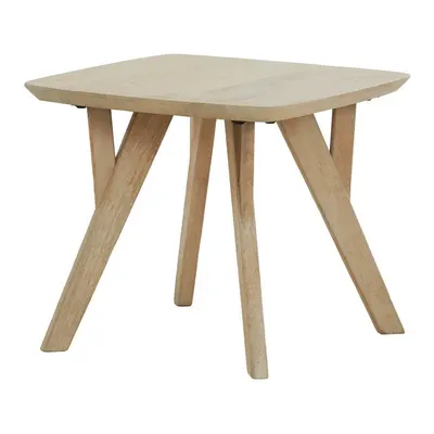 Măsuță auxiliară din lemn de mango 50x50 cm Quenza – Light & Living