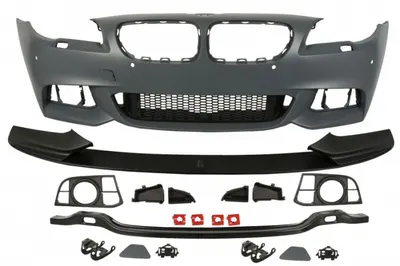 Bara fata model pachet M cu grile, cu locas proiector cu locas spalator de faruri, cu locas senzori parcare, grunduit potrivit BMW Seria 5 F10