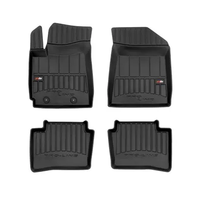 Set covorase cauciuc 4 piese proLine 3D, fata spate negru, potrivit HYUNDAI I10 III 09.19