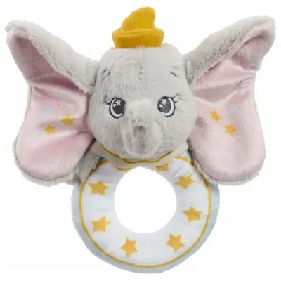 Jucărie zornăitoare plușată pentru bebeluși Rainbow Designs - Dumbo