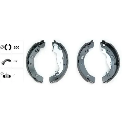 Set saboti frana TEXTAR 91069200