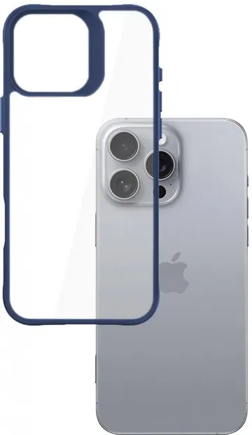 Husă 3mk - Satin Armor Plus, iPhone 16 Pro, albastru