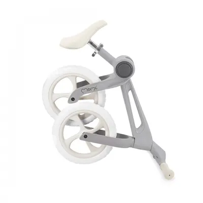 Bicicleta fara pedale pentru copii Momi Noru Grey, pliabila, varsta 2 ani+, greutate admisa 35 kg