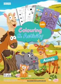 Carte de colorat și activități Sense - Animale dulci