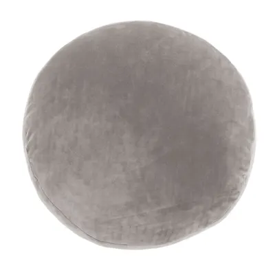 Pernă decorativă din microfibră taupe Tiseco Home Studio Marshmallow, ø 40 cm