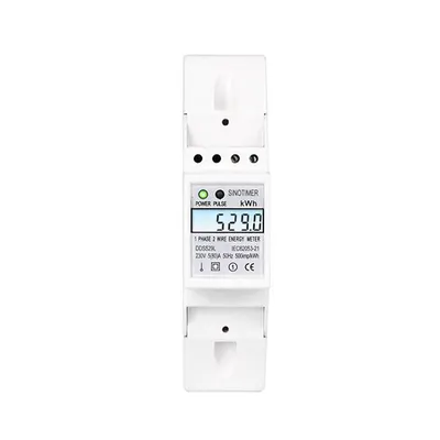 Contor monofazat de energie electrica 230V AC 50Hz 5(80)A ecran digital LED iluminat DDS529L