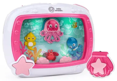 Lampă de noapte Baby Einstein - Sea Dreams Soother, roz