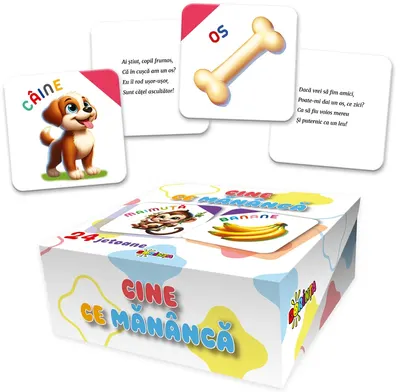 Joc educativ - Cine ce mananca