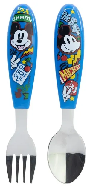 Ustensile metalice Stor - Mickey True Champions, 2 buc