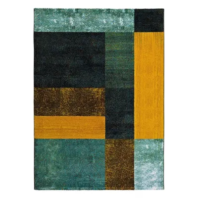 Covor galben/albastru 80x150 cm Pandora Pablo – Universal