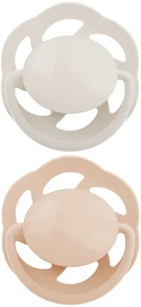 Suzete din latex NIP - Cherry Newborn, fată, 0-2 luni, 2 bucăți