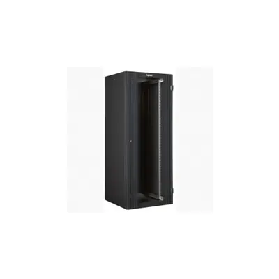 Linkeo 19 freestanding cabinet cu single front Usa din sticla - capacity 47U - dimensions 2248x800x1000 mm - flatpack
