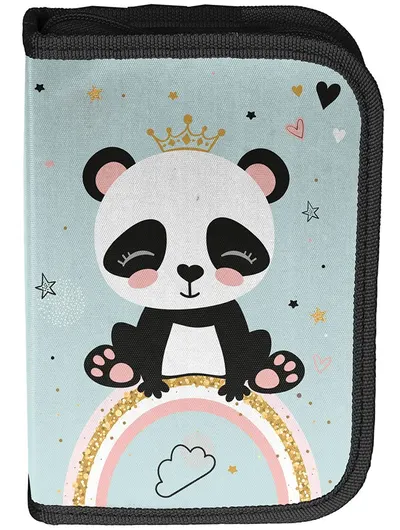 Penar echipat Paso Panda - Rainbow, cu 1 fermoar