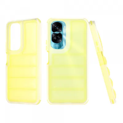Husa pentru Honor 90 Lite, Techsuit, Wave Shield, Galbena
