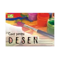 Caiet desen A4, 16 file, Ecada