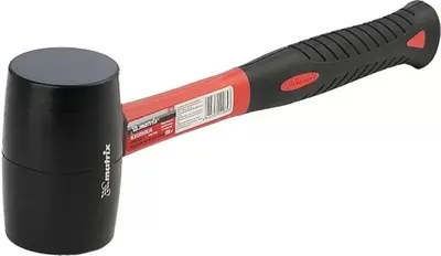 Ciocan de cauciuc MTX - 450 g, mâner din fibră de sticlă, cauciuc negru