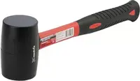 Ciocan de cauciuc MTX - 450 g, mâner din fibră de sticlă, cauciuc negru