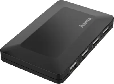 Hub USB Hama - 200122, 4 porturi, USB-A, negru