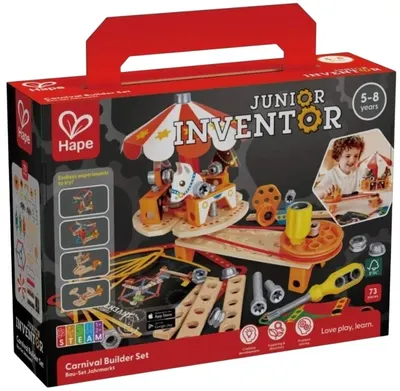 Set de construcție Hape International - Carnaval, 73 piese